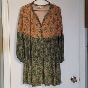 Daniel Rainn DR2 Floral Paisley Mini Dress